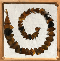 Brown-snake-framed
